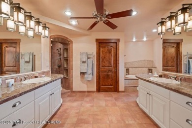 This stunning custom-built Jackson Hole Golf & Tennis home is on on Jackson Hole Golf and Tennis Club in Wyoming - for sale on GolfHomes.com, golf home, golf lot