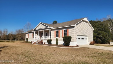 Ranch style three bedroom, two bath home on over an acre with on North River Club in North Carolina - for sale on GolfHomes.com, golf home, golf lot