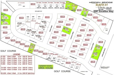 Brand new construction. Fully landscaped & fenced.  Located in on Hidden Bridge Golf Club in Wyoming - for sale on GolfHomes.com, golf home, golf lot
