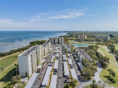 Breathtaking panoramic views of Tampa Bay and the lush fairways on Cove Cay Country Club in Florida - for sale on GolfHomes.com, golf home, golf lot