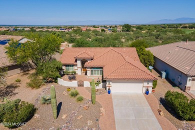 Location, location! Impressive Laredo on a private lot with no on Quail Creek Country Club  in Arizona - for sale on GolfHomes.com, golf home, golf lot