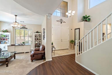 One-of-a-kind Richmond American home on a premium view-fence lot on Aguila Golf Course - Aguila in Arizona - for sale on GolfHomes.com, golf home, golf lot