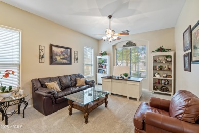 One-of-a-kind Richmond American home on a premium view-fence lot on Aguila Golf Course - Aguila in Arizona - for sale on GolfHomes.com, golf home, golf lot