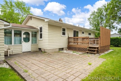 Charming 3-bedroom, 2-bath ranch-style home with full basement on L.E. Kaufman Golf Course in Michigan - for sale on GolfHomes.com, golf home, golf lot