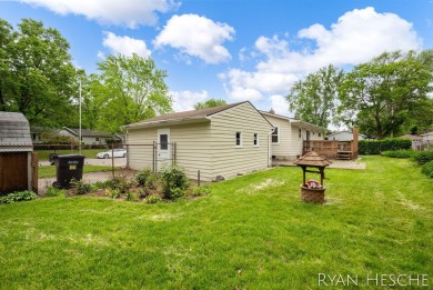 Charming 3-bedroom, 2-bath ranch-style home with full basement on L.E. Kaufman Golf Course in Michigan - for sale on GolfHomes.com, golf home, golf lot