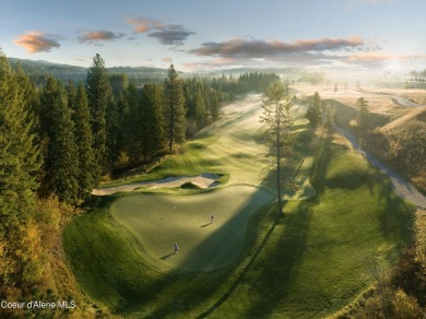 HOMESITE #66 AT CDA NATIONAL RESERVE. Perched high above the 1st on CDA National Golf Course in Idaho - for sale on GolfHomes.com, golf home, golf lot