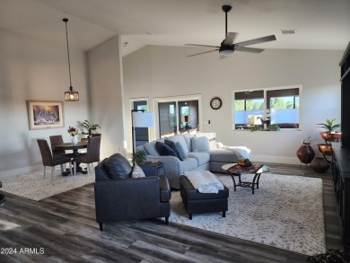 Built in 2022, this beautiful home is located in the very on Juniper Ridge R.V. Golf Resort in Arizona - for sale on GolfHomes.com, golf home, golf lot