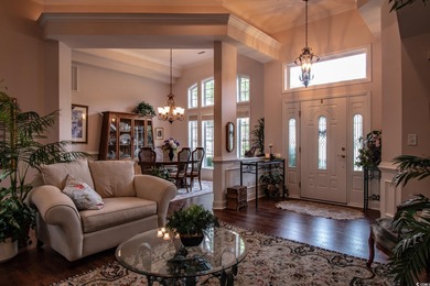 ELEGANT ENTERTAINING AWAITS IN THE PRESTIGIOUS COMMUNITY OF on Prestwick Country Club in South Carolina - for sale on GolfHomes.com, golf home, golf lot