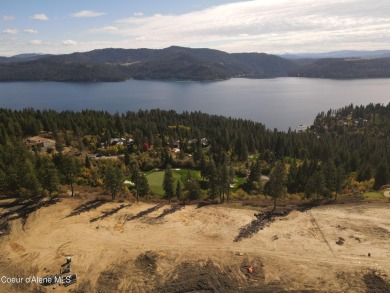 HOMESITE #61 AT CDA NATIONAL RESERVE. Perched on the bluff on CDA National Golf Course in Idaho - for sale on GolfHomes.com, golf home, golf lot