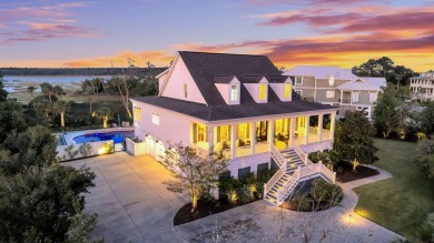 Discover this stunning custom residence in the exclusive, gated on Charleston National Golf Club in South Carolina - for sale on GolfHomes.com, golf home, golf lot