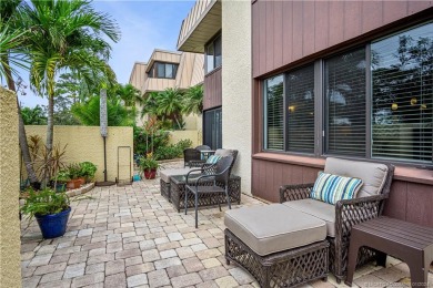 Dine Al Fresco on your private, oversized patio, and enjoy easy on Martin County Golf Course in Florida - for sale on GolfHomes.com, golf home, golf lot