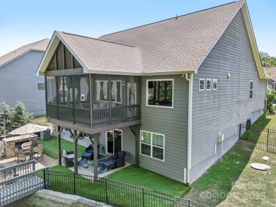Experience lakefront living in this stunning 4-bedroom, 3.5-bath on The Palisades Country Club in North Carolina - for sale on GolfHomes.com, golf home, golf lot