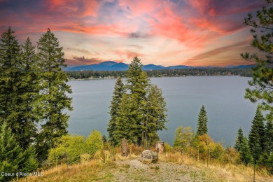 Discover this exceptional pie-shaped lot offering breathtaking on Hayden Lake Country Club in Idaho - for sale on GolfHomes.com, golf home, golf lot