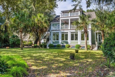 The pond view is breathtaking! This Low Country 5 bedroom, 5 on DeBordieu Country Club in South Carolina - for sale on GolfHomes.com, golf home, golf lot