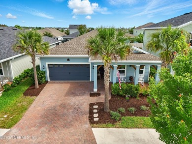 This immaculate home built in 2021 is MOVE IN READY and offers on Golf Club At South Hampton in Florida - for sale on GolfHomes.com, golf home, golf lot