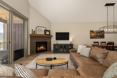 Enjoy sweeping mountain and golf course views from the covered on Grand Elk Ranch and Club in Colorado - for sale on GolfHomes.com, golf home, golf lot
