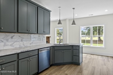 Beautiful new construction home located on the 8th hole of Rock on Rock Creek Country Club in North Carolina - for sale on GolfHomes.com, golf home, golf lot