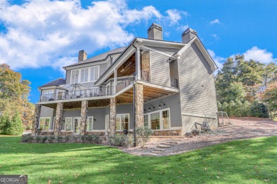 Nestled on the serene shores of Lake Lanier, this exquisite on Chattahoochee Golf Course in Georgia - for sale on GolfHomes.com, golf home, golf lot