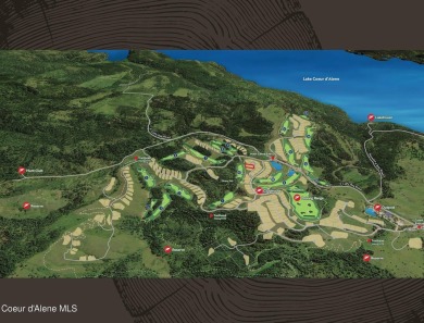 HOMESITE #9 AT CDA NATIONAL RESERVE. Perched above the 10th on CDA National Golf Course in Idaho - for sale on GolfHomes.com, golf home, golf lot