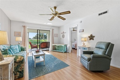 Move-in ready, turn-key 2 bedroom + den, 2 bathroom end-unit on Lehigh Resort Club in Florida - for sale on GolfHomes.com, golf home, golf lot