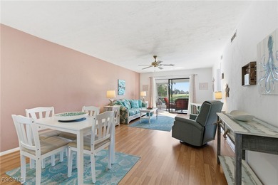 Move-in ready, turn-key 2 bedroom + den, 2 bathroom end-unit on Lehigh Resort Club in Florida - for sale on GolfHomes.com, golf home, golf lot