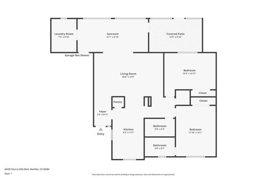 Inviting 55+ end-unit home located in the heart of Menifee on Cherry Hills Golf Club in California - for sale on GolfHomes.com, golf home, golf lot