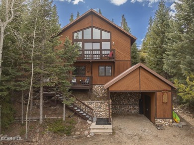 Rustic Cabin Retreat with Lake & Mountain Views in Columbine on Grand Lake Golf Course in Colorado - for sale on GolfHomes.com, golf home, golf lot