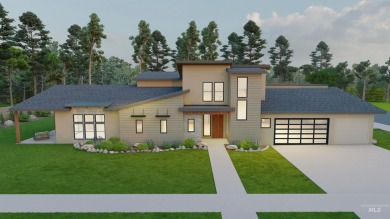 Downey Construction presents this stylish, modern custom home on River Birch Golf Course in Idaho - for sale on GolfHomes.com, golf home, golf lot