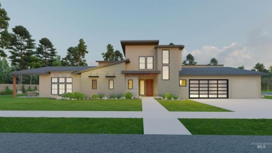 Downey Construction presents this stylish, modern custom home on River Birch Golf Course in Idaho - for sale on GolfHomes.com, golf home, golf lot