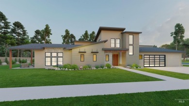 Downey Construction presents this stylish, modern custom home on River Birch Golf Course in Idaho - for sale on GolfHomes.com, golf home, golf lot