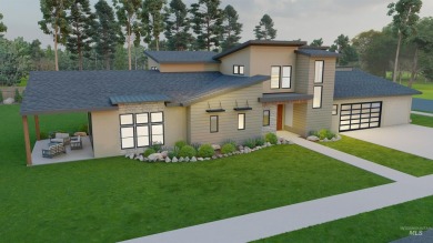 Downey Construction presents this stylish, modern custom home on River Birch Golf Course in Idaho - for sale on GolfHomes.com, golf home, golf lot