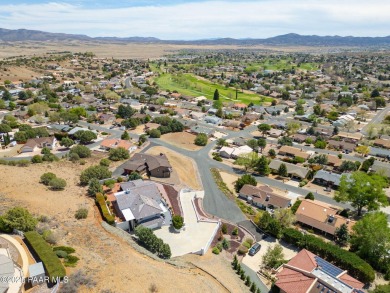 Beautiful split-level ranch perched atop a hill in a serene and on Prescott Golf and Country Club in Arizona - for sale on GolfHomes.com, golf home, golf lot