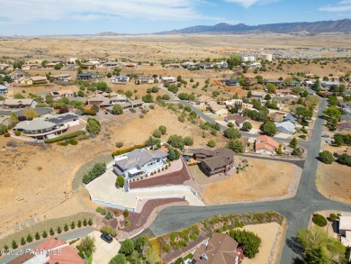 Beautiful split-level ranch perched atop a hill in a serene and on Prescott Golf and Country Club in Arizona - for sale on GolfHomes.com, golf home, golf lot