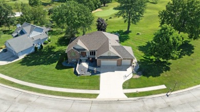 Welcome to your dream home on the greens! Nestled directly on Eagle Glen Golf Club in Indiana - for sale on GolfHomes.com, golf home, golf lot