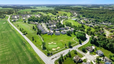 Welcome to your dream home on the greens! Nestled directly on Eagle Glen Golf Club in Indiana - for sale on GolfHomes.com, golf home, golf lot