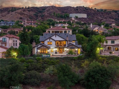 Among the rare custom Westridge Estates perched along the 18th on TPC At Valencia in California - for sale on GolfHomes.com, golf home, golf lot