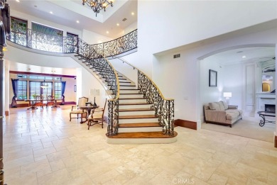 Among the rare custom Westridge Estates perched along the 18th on TPC At Valencia in California - for sale on GolfHomes.com, golf home, golf lot