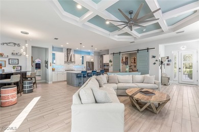 Breathtaking sunset views over a serene lake set the tone for on Verandah Golf Course and Club in Florida - for sale on GolfHomes.com, golf home, golf lot