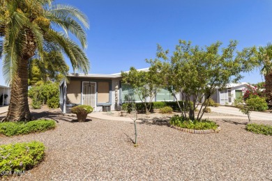 Charming 2BR, 2BA home with a ''beachy'' vibe in the active on Sun Lakes Country Club in Arizona - for sale on GolfHomes.com, golf home, golf lot