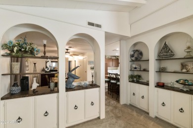 Charming 2BR, 2BA home with a ''beachy'' vibe in the active on Sun Lakes Country Club in Arizona - for sale on GolfHomes.com, golf home, golf lot