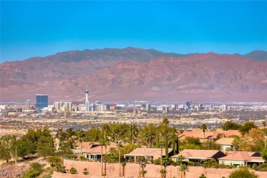 Expanded Anthem model with breathtaking views of the entire Las on Revere Golf Club in Nevada - for sale on GolfHomes.com, golf home, golf lot