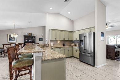 Discover pristine waterfront living in this exceptional on Burnt Store Golf Club in Florida - for sale on GolfHomes.com, golf home, golf lot