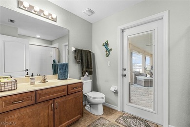 Discover pristine waterfront living in this exceptional on Burnt Store Golf Club in Florida - for sale on GolfHomes.com, golf home, golf lot