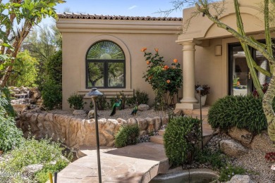 Tucked behind the guard gates of prestigious Candlewood Estates on Troon North Golf Club  in Arizona - for sale on GolfHomes.com, golf home, golf lot