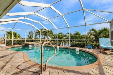 Discover pristine waterfront living in this exceptional on Burnt Store Golf Club in Florida - for sale on GolfHomes.com, golf home, golf lot