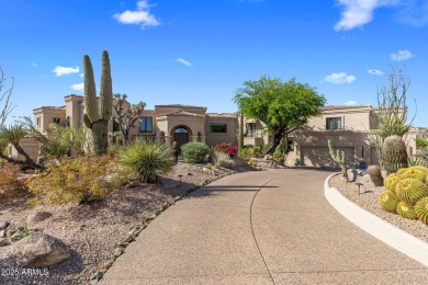 Tucked behind the guard gates of prestigious Candlewood Estates on Troon North Golf Club  in Arizona - for sale on GolfHomes.com, golf home, golf lot