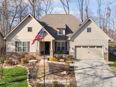 Single Level Living with an Outdoor Oasis Elegant single-level on Tellico Village Golf Club in Tennessee - for sale on GolfHomes.com, golf home, golf lot