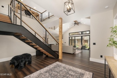 Stunning Custom Home on a Corner Lot with Mountain Views. This on Grand Elk Ranch and Club in Colorado - for sale on GolfHomes.com, golf home, golf lot