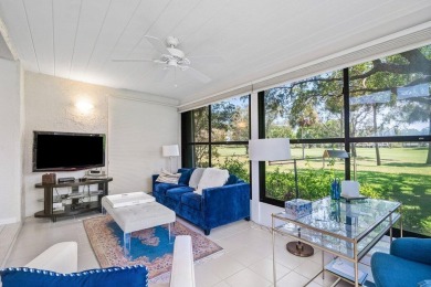 Sun-filled 2-bedroom villa with views of the golf course on Hunters Run Golf and Country Club in Florida - for sale on GolfHomes.com, golf home, golf lot