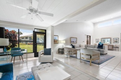 Sun-filled 2-bedroom villa with views of the golf course on Hunters Run Golf and Country Club in Florida - for sale on GolfHomes.com, golf home, golf lot